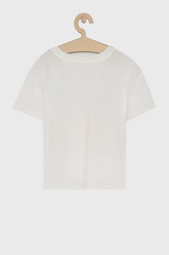 GAP T-shirt bawełniany dziecięcy biały