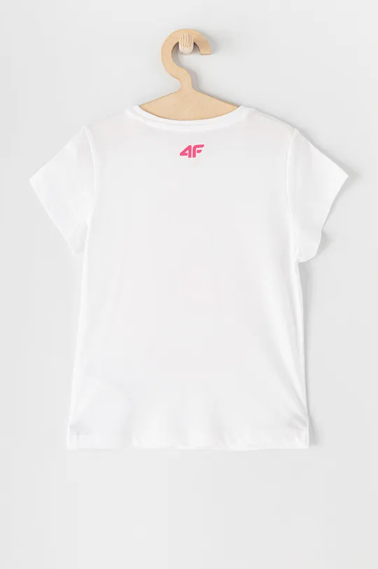 4F T-shirt dziecięcy biały