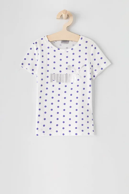 белый Детская футболка Puma 587042 Для девочек