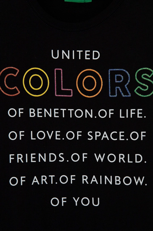 United Colors of Benetton T-shirt bawełniany dziecięcy 100 % Bawełna