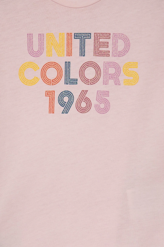 Detské bavlnené tričko United Colors of Benetton  100% Organická bavlna