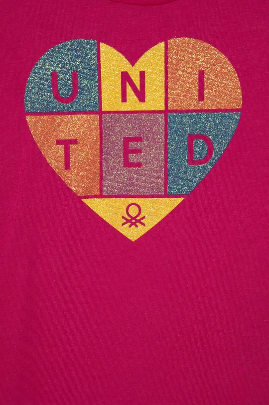 United Colors of Benetton gyerek pamut póló  100% Természetes pamut