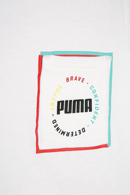 Puma - T-shirt dziecięcy 104-176 cm 585888 biały