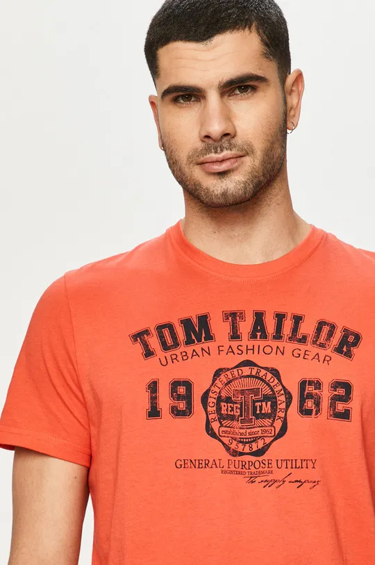 piros Tom Tailor - T-shirt Férfi