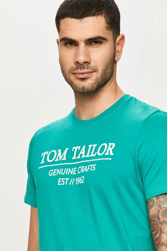 zielony Tom Tailor - T-shirt