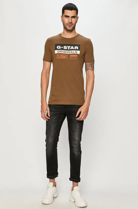 G-Star Raw - T-shirt D18261.336.1866 zielony