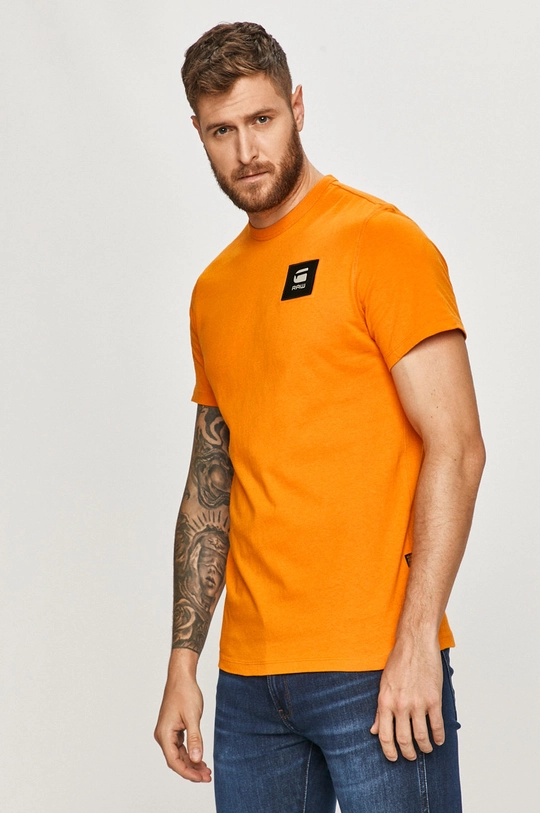 pomarańczowy G-Star Raw - T-shirt D18197.C336.B976