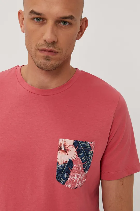 rózsaszín Jack & Jones t-shirt Férfi