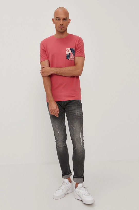 Jack & Jones T-shirt różowy