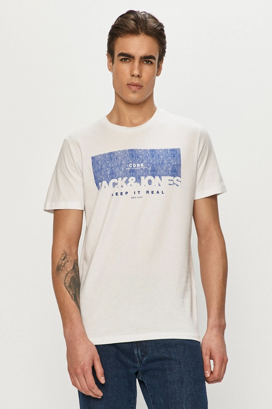 biały Jack & Jones - T-shirt Męski