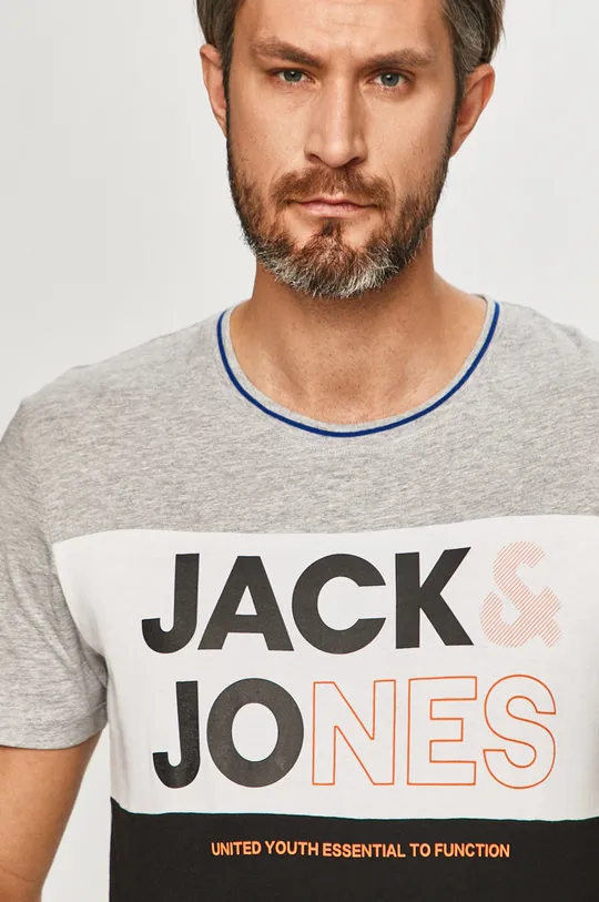 szary Jack & Jones - T-shirt