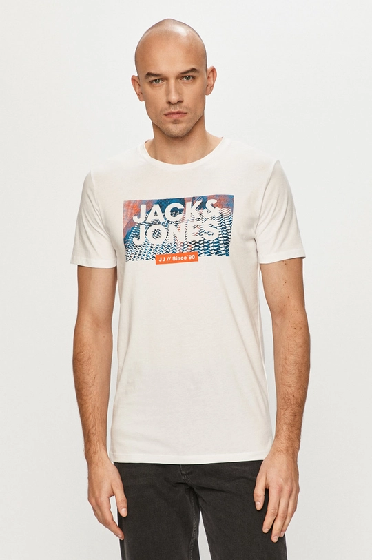 biały Jack & Jones - T-shirt Męski