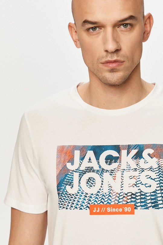 biały Jack & Jones - T-shirt