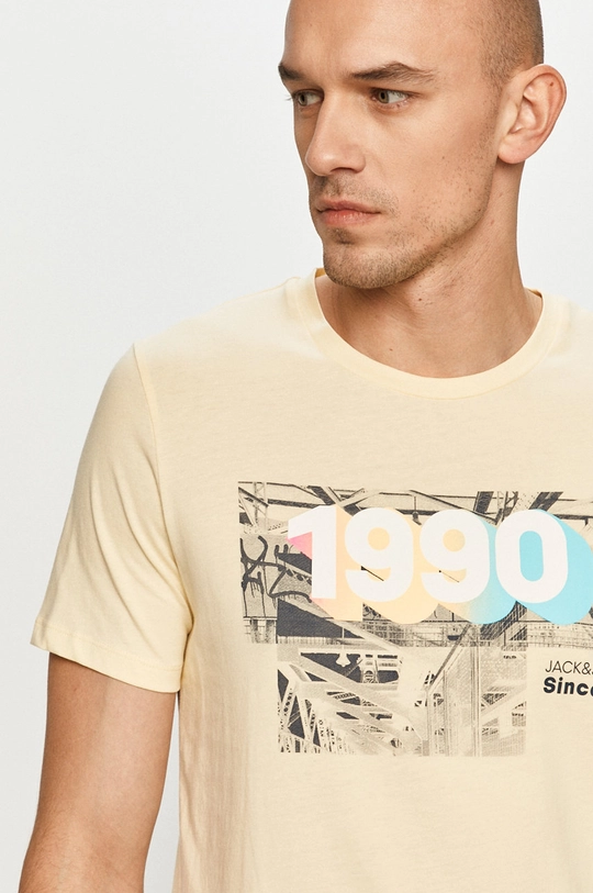 żółty Jack & Jones - T-shirt