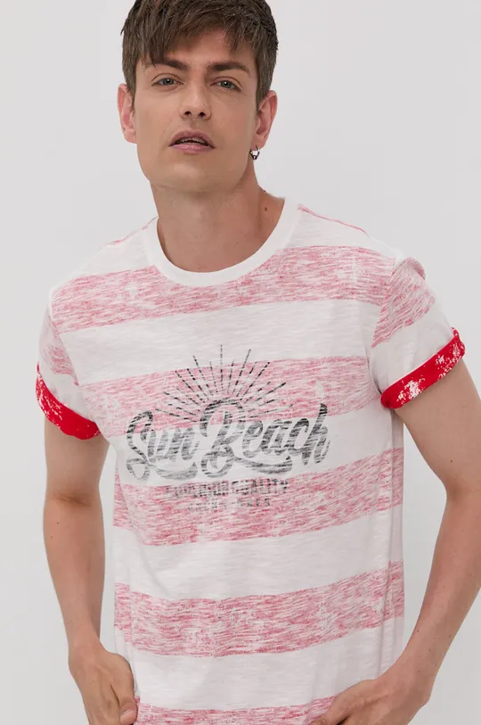 piros Jack & Jones t-shirt