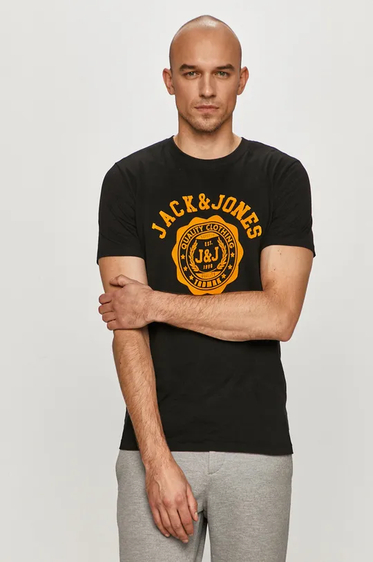 czarny Jack & Jones - T-shirt