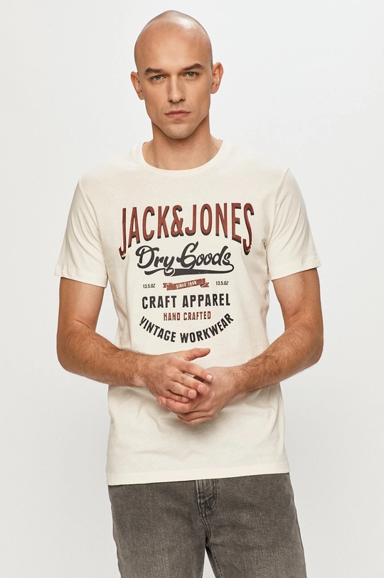 béžová Jack & Jones - Tričko Pánsky