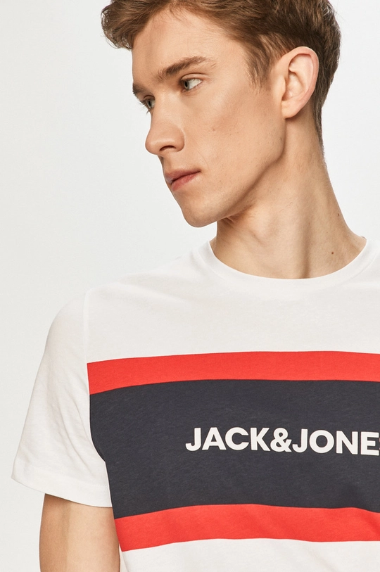 biela Jack & Jones - Tričko Pánsky