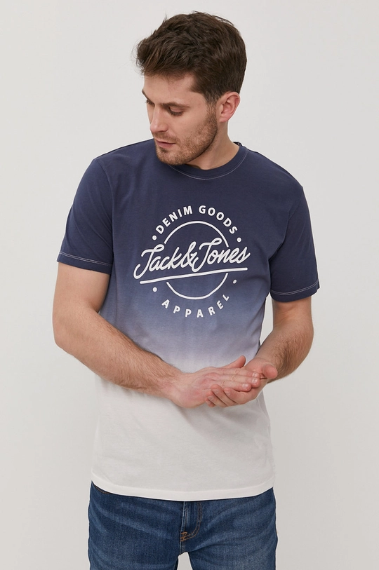 granatowy Jack & Jones T-shirt Męski