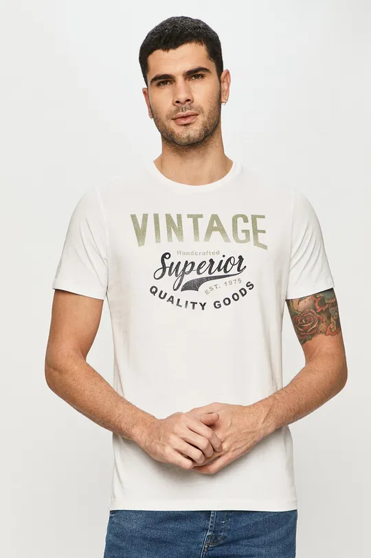 biały Produkt by Jack & Jones - T-shirt Męski