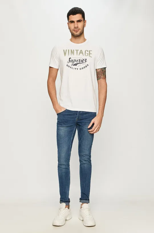 Produkt by Jack & Jones - T-shirt biały