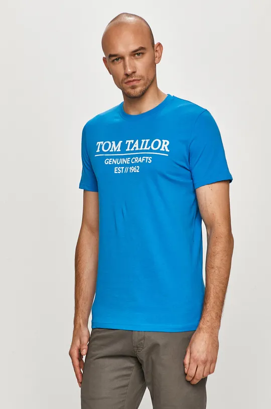блакитний Tom Tailor - Футболка Чоловічий