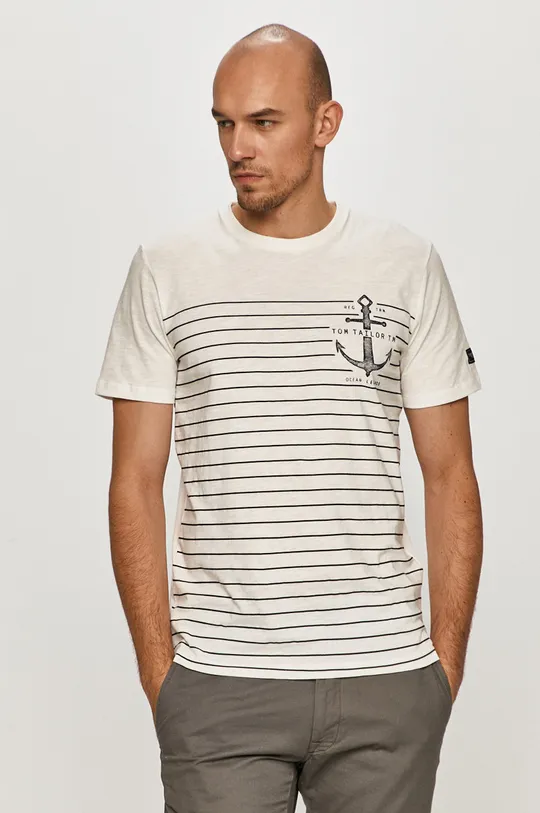 fehér Tom Tailor - T-shirt Férfi