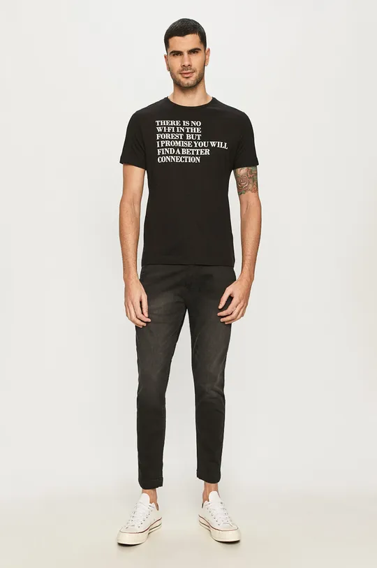 s. Oliver - T-shirt czarny