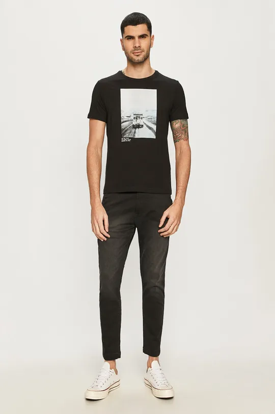 s. Oliver - T-shirt czarny