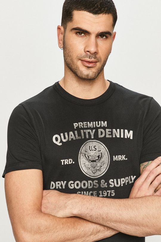 czarny Premium by Jack&Jones - T-shirt Męski