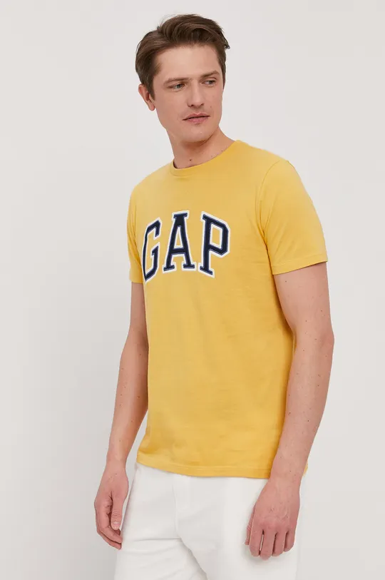 złoty GAP - T-shirt Męski
