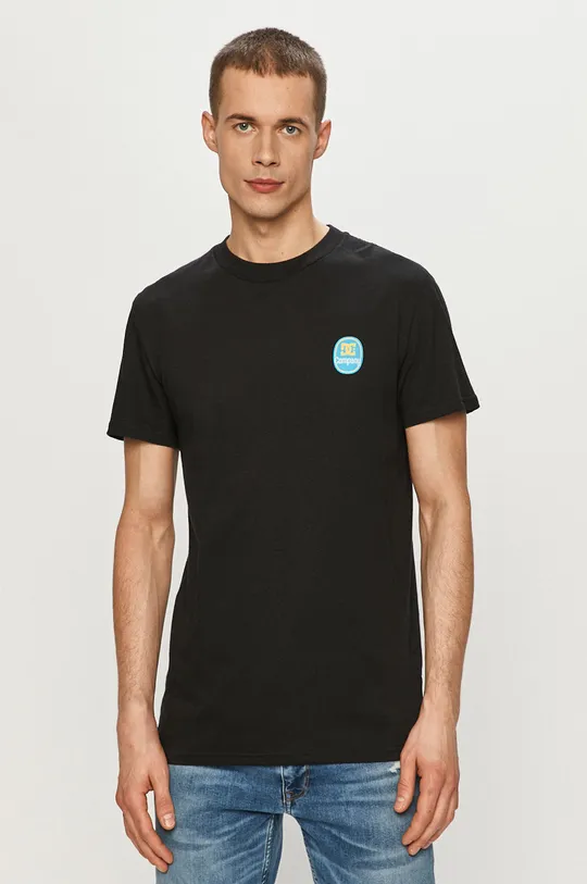 czarny DC - T-shirt Męski