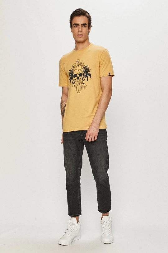 Quiksilver - T-shirt żółty