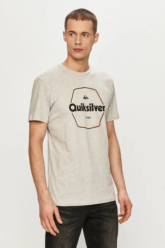 szary Quiksilver - T-shirt Męski