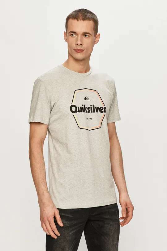 сірий Quiksilver - Футболка Чоловічий