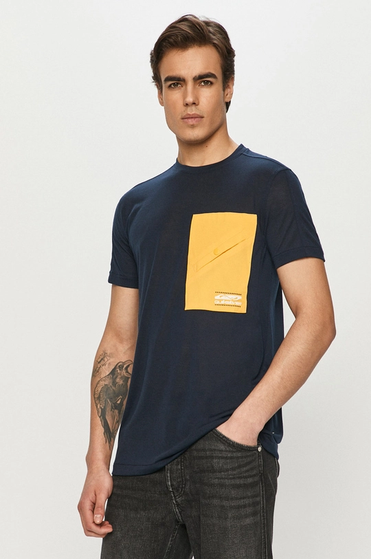 granatowy Quiksilver - T-shirt Męski