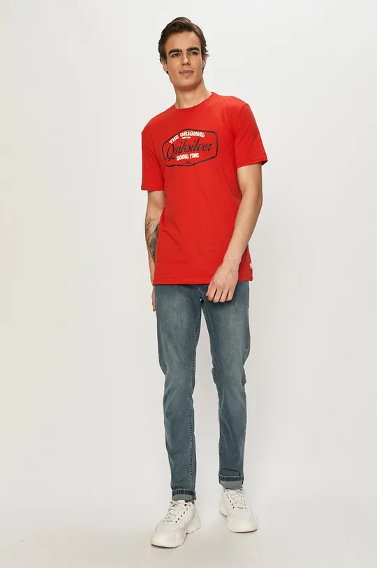 Quiksilver - T-shirt piros