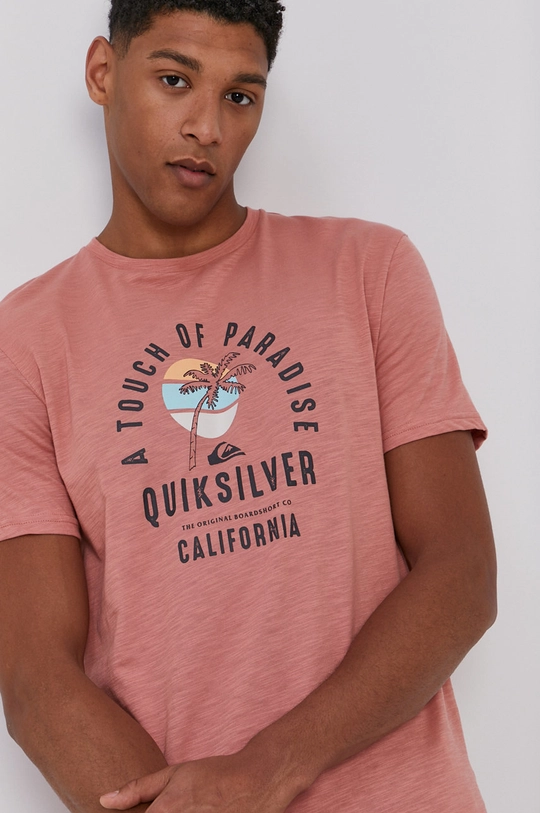 розовый Футболка Quiksilver