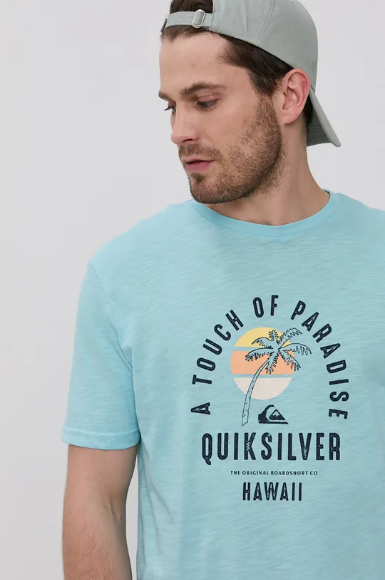 niebieski Quiksilver T-shirt