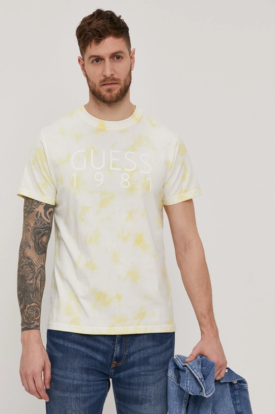 sárga Guess t-shirt Férfi