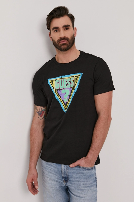 czarny Guess T-shirt