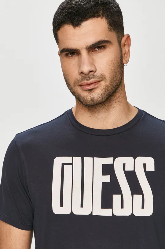 niebieski Guess - T-shirt