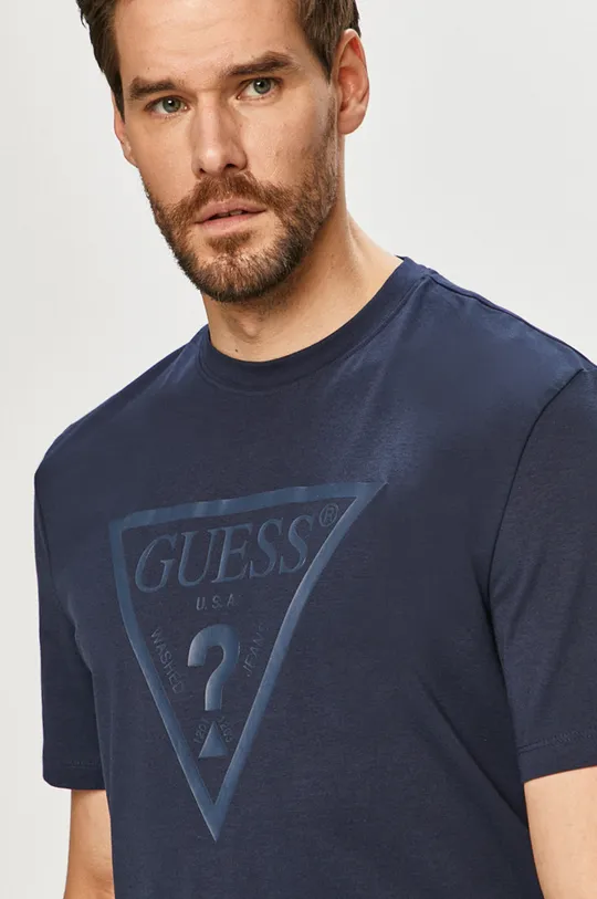 granatowy Guess - T-shirt