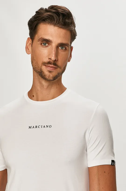 biały Marciano Guess T-shirt Męski