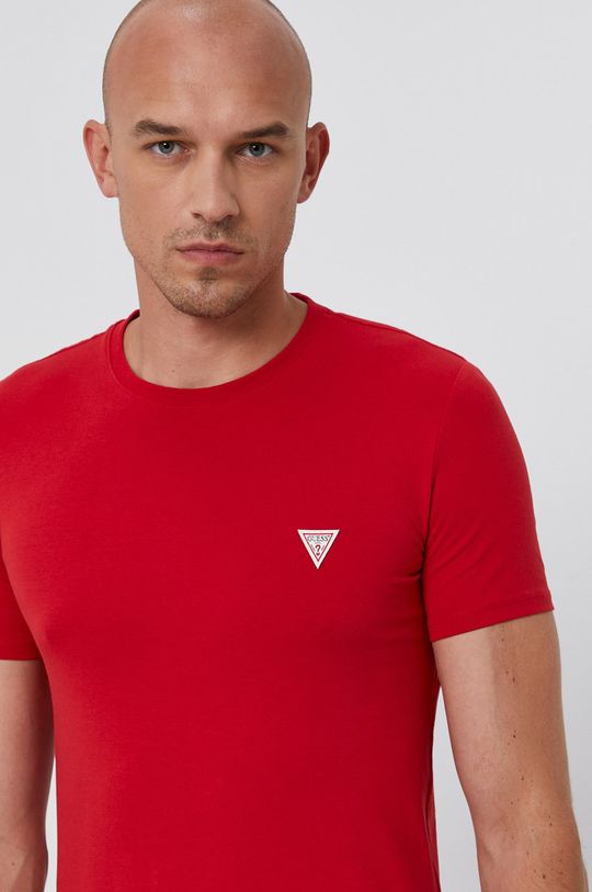 czerwony Guess T-shirt M1RI24.J1311