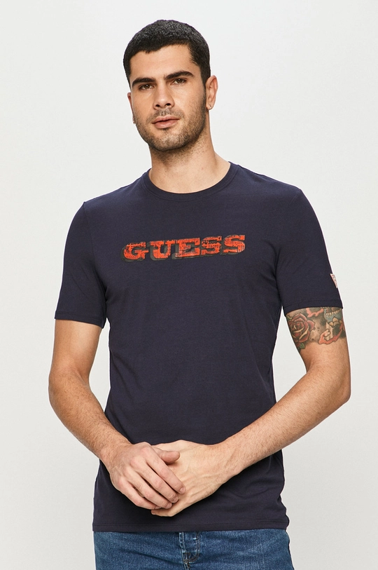 granatowy Guess - T-shirt M1RI82.J1311 Męski