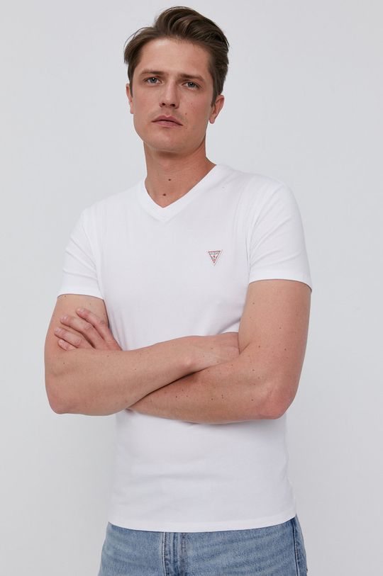 alb Guess - Tricou De bărbați
