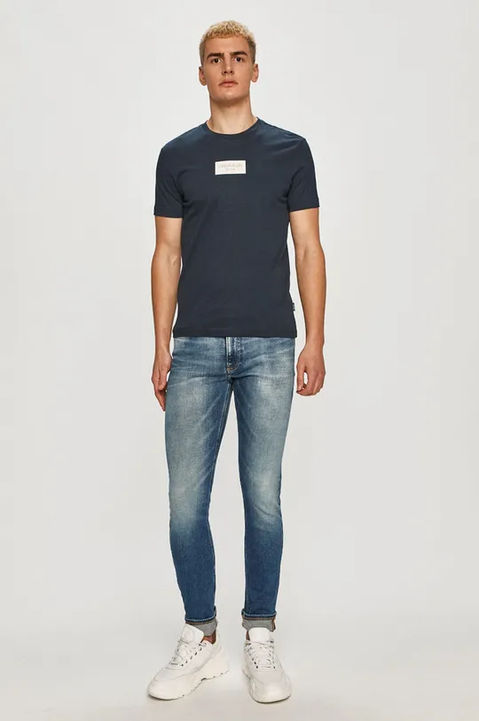 Calvin Klein - T-shirt granatowy
