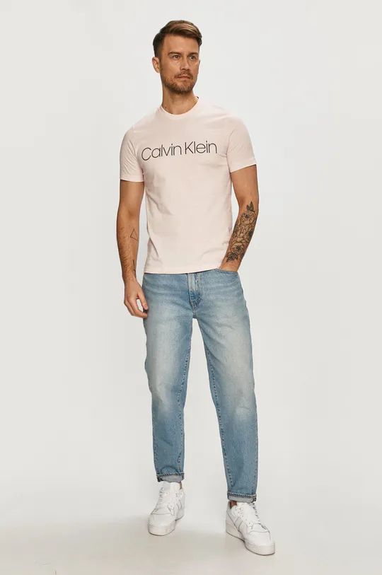 Calvin Klein - T-shirt różowy