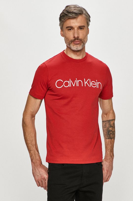 červená Calvin Klein - Tričko Pánsky